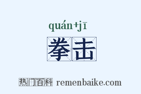 拳击是什么意思的图片